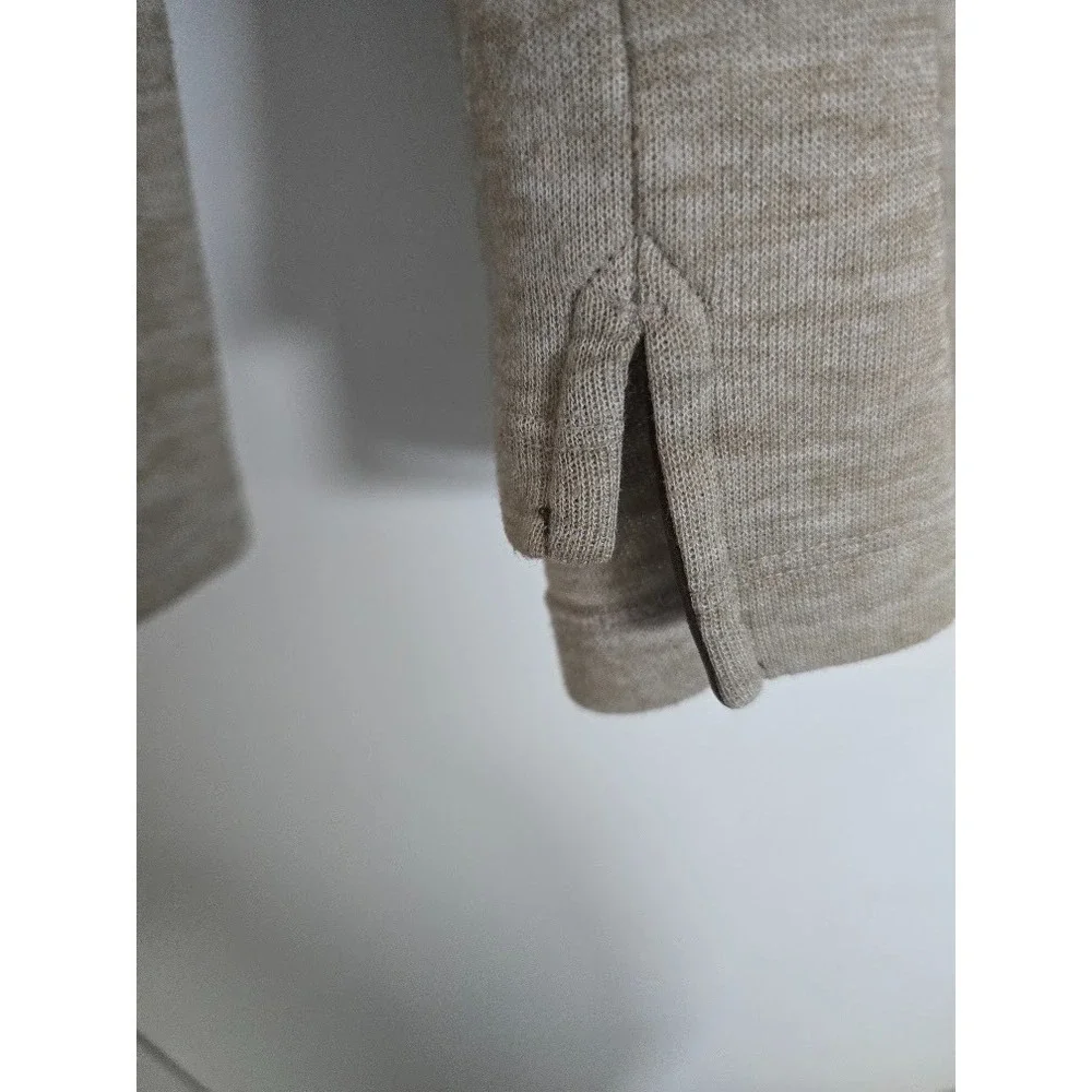Banana Republic Henley Knit Sweater Beige Men's-Size Medium